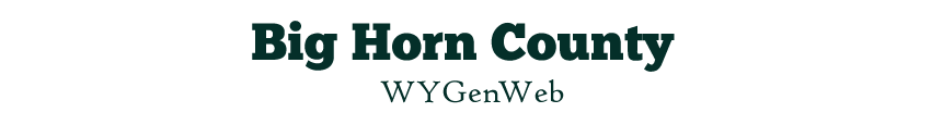 Big Horn County GenWeb