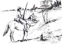 Soldier on horseback